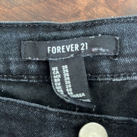 Forever 21 black jeans - Picture 3 of 3